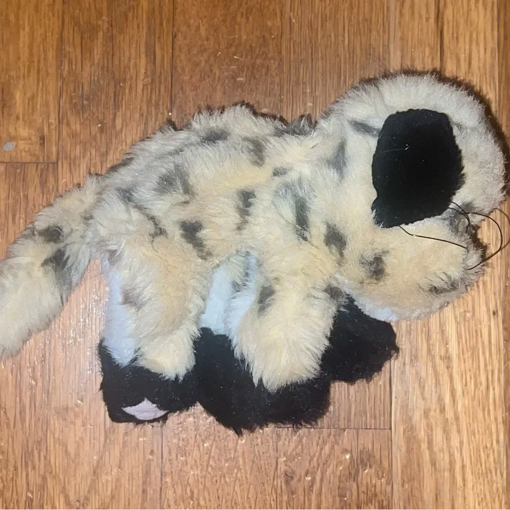 Vintage Tyco 1993 Kitty Kitty Jungle Kittens Plush Tan Leopard Spot Cat-No Bow